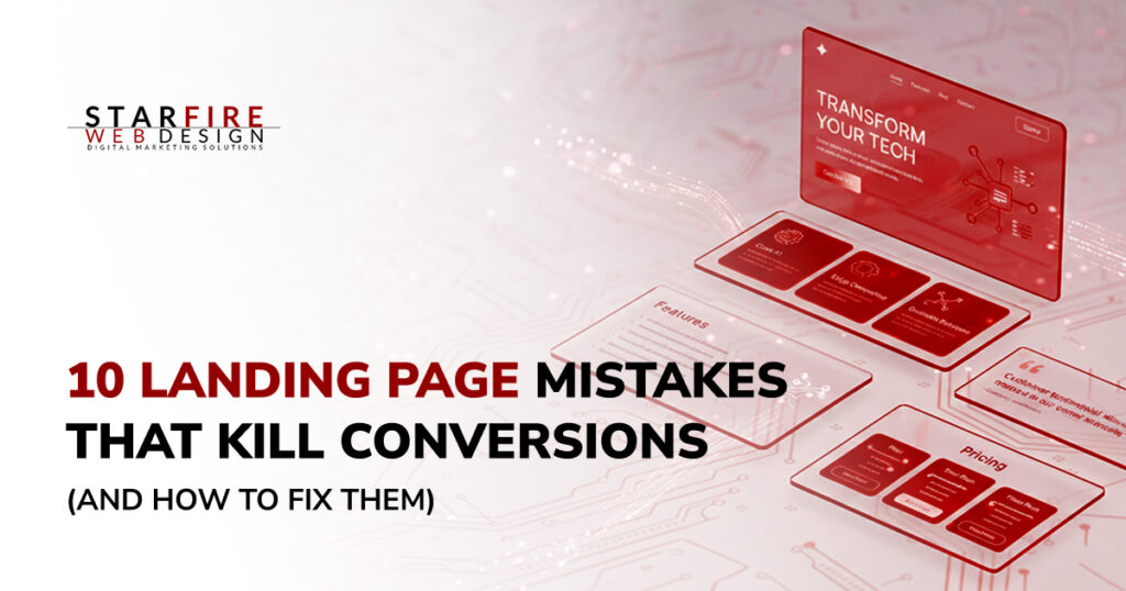 10 landing page mistakes to avoid